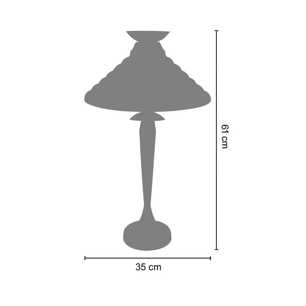 Lampe de salon ÁGDA 35 cm - 1 Lumière