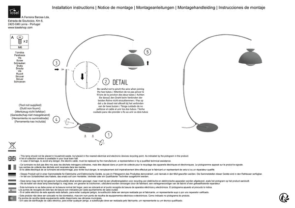 Lampadaires Instructions