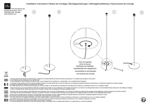 Lampadaires Instructions