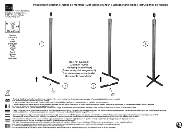 Lampadaires Instructions