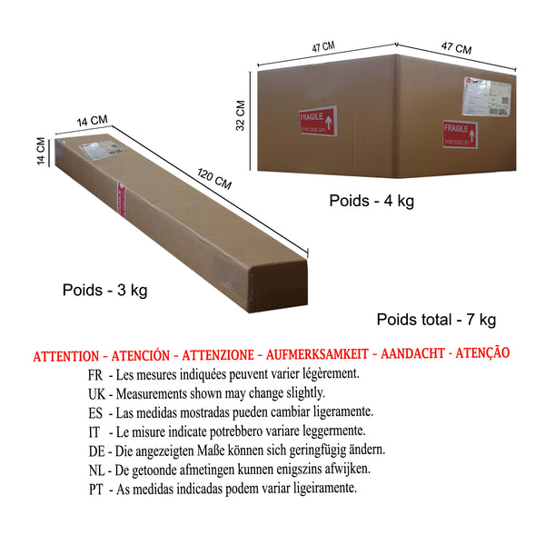 <tc>Candeeiro Pé Alto LISERON  45cm - 1 Luz</tc>