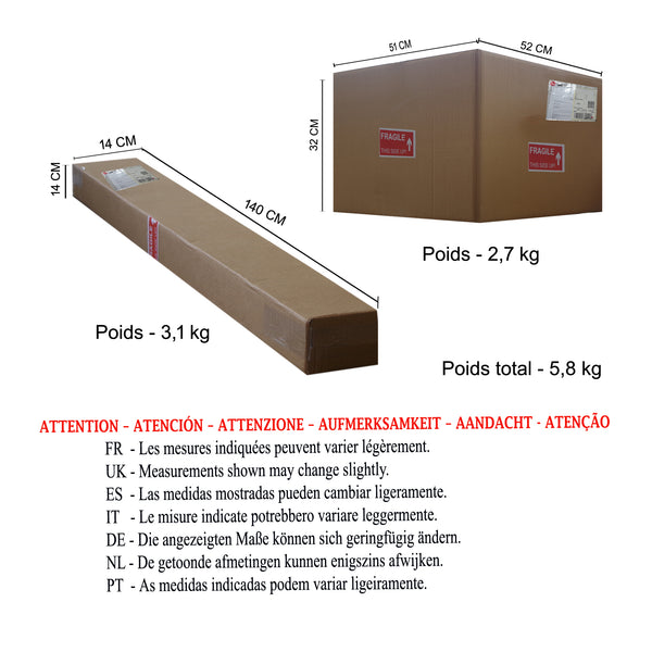 Lampadaire GOTEBORD 160 cm - 1 Lumière