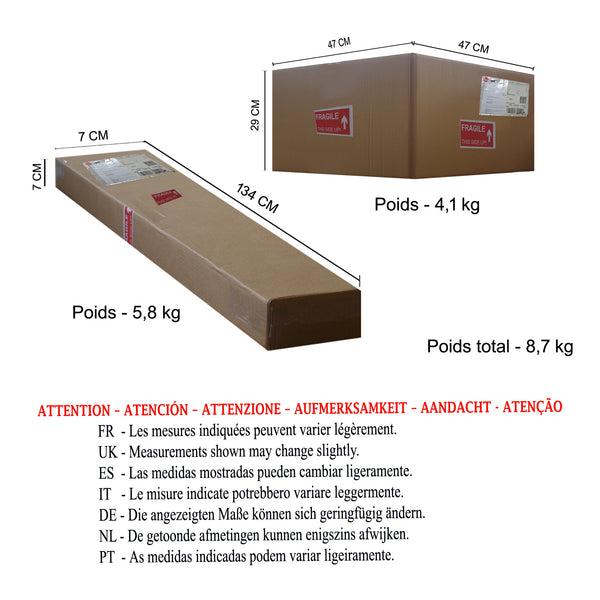 <transcy>Candeeiro Pé Alto CITROUILLE  40cm - 1 Luz </transcy>