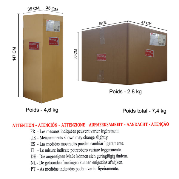 <transcy>Candeeiro pé alto PIED POPULET 40cm - 1 Luz </transcy>