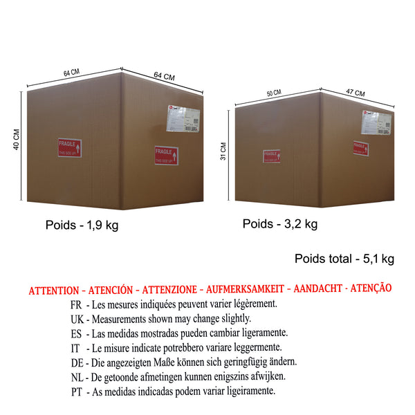 <transcy>Candeeiro de Mesa CESTAS  50cm - 1 Luz</transcy>