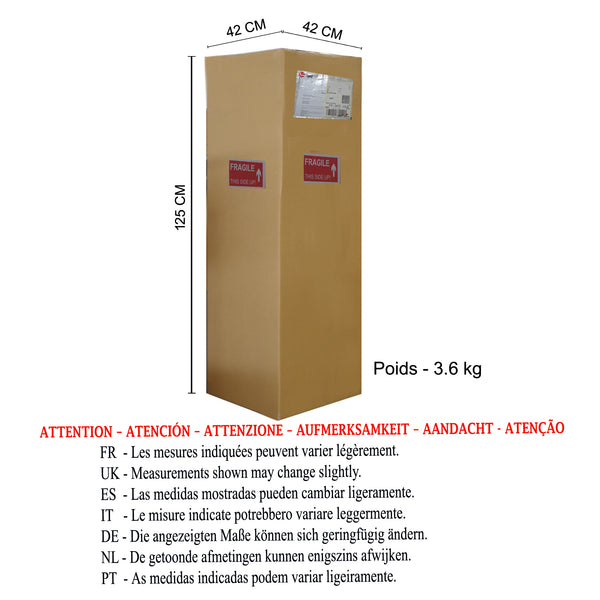 <tc>Candeeiro Pé Alto VIBORG A  35cm - 1 Luz  </tc>