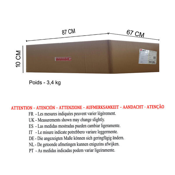 <transcy>Candeeiro Pé Alto BROOKLYN  32cm - 2 Luzes  </transcy>