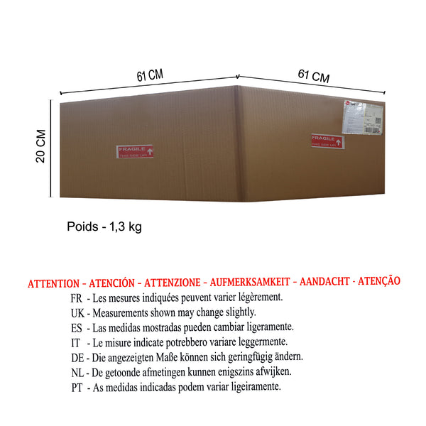 <tc>Plafon TACKS  45cm - 2 Luzes </tc>