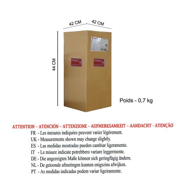 <transcy>Candeeiro de Mesa TÉTRAÈDRE A  35cm - 1 Luz </transcy>