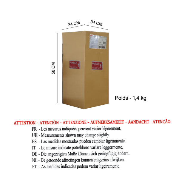 <transcy>Candeeiro de Mesa DUBLIN  33cm - 1 Luz (90079)</transcy>