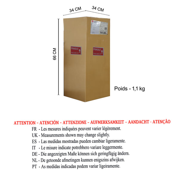 <transcy>Candeeiro de Mesa TRIDENT C  30cm - 1 Luz </transcy>