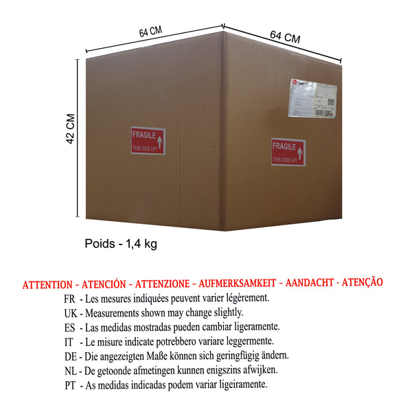 <transcy>Candeeiro de Mesa COLLO QUADRATTO  40cm - 1 Luz </transcy>