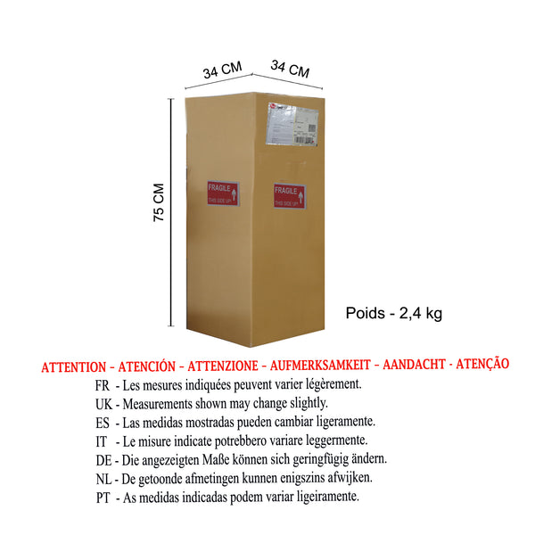 <transcy>Candeeiro pé alto OCTAÈDRE B 30cm - 1 Luz</transcy>