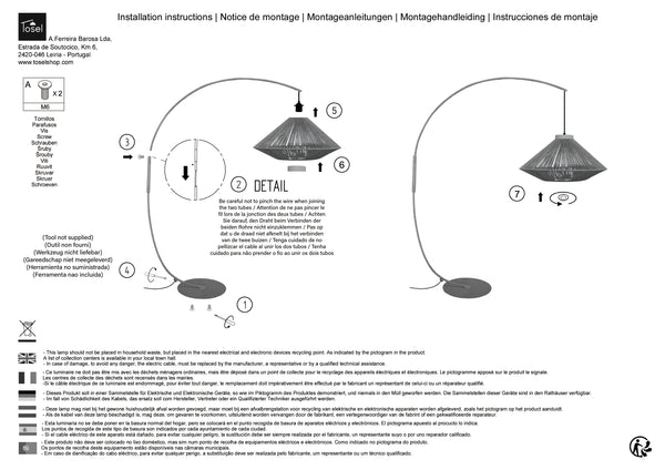 Lampadaires Instructions