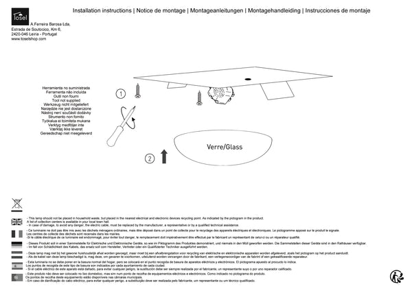 Suspension et plafon Instructions