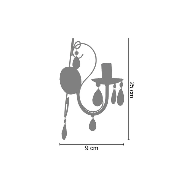 Applique PAMPILLES 25cm - 1 Lumière