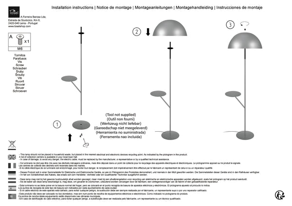 Lampadaires Instructions