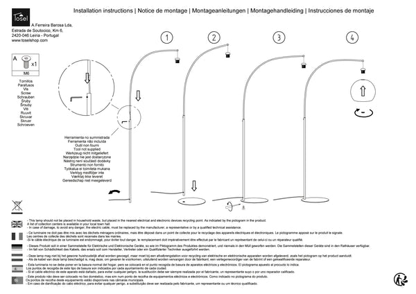 Lampadaires Instructions