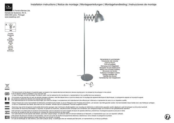 Lampadaires Instructions