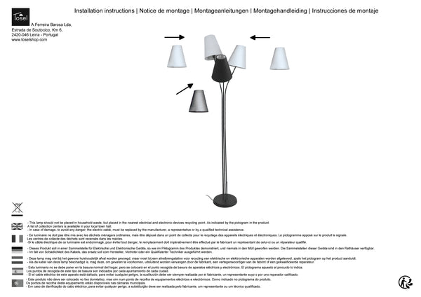 Lampadaires Instructions