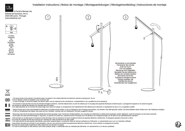 Lampadaires Instructions