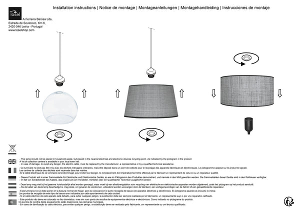 Suspension et plafon Instructions