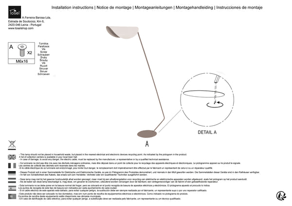 Lampadaires Instructions