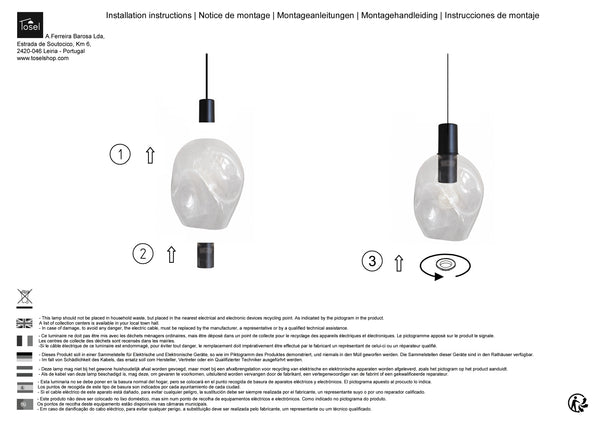 Suspension et plafon Instructions