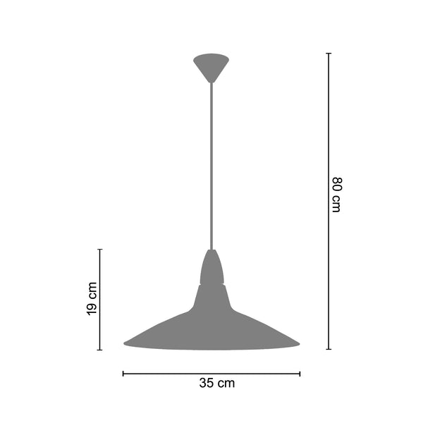 <transcy>Suspensão MATHIAS  38cm - 1 Luz </transcy>