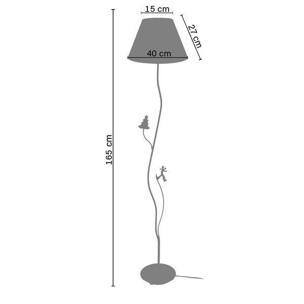 Lampadaire SKIEUR  40cm - 1 Lumière