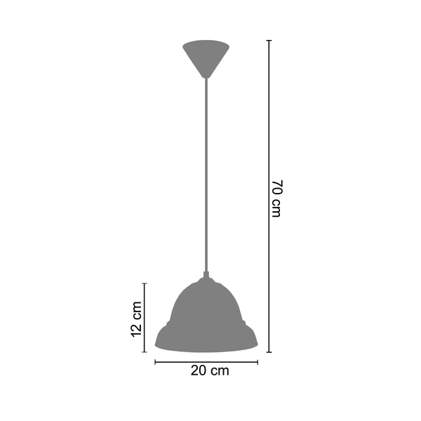 <transcy>Suspensão FLEUVE  36cm - 1 Luz </transcy>