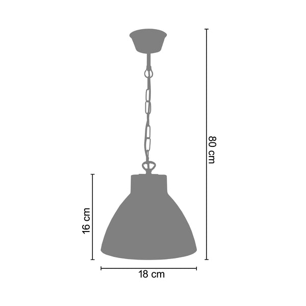 <transcy>Suspensão FLEUVE  36cm - 1 Luz </transcy>