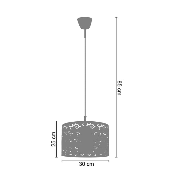 <tc>Suspensão LYS  30cm - 1 Luz</tc>