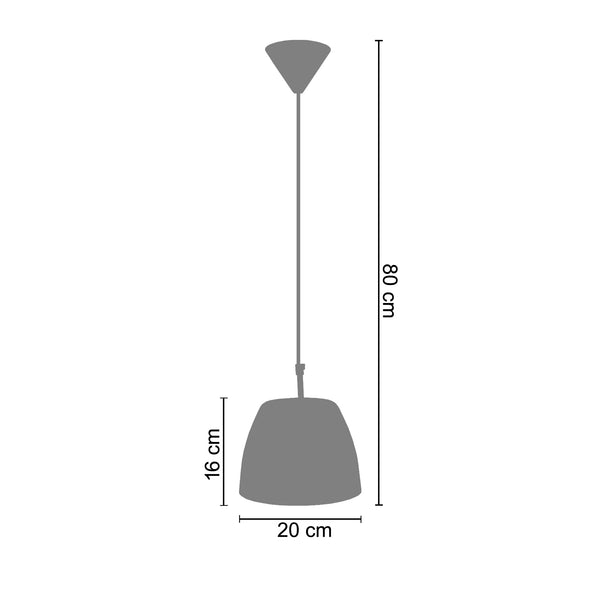 <transcy>Suspensão FLEUVE  36cm - 1 Luz </transcy>