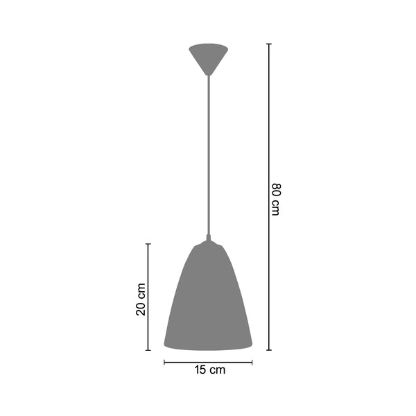 <tc>Suspensão BALLE VERRE  15cm - 1 Luz  </tc>