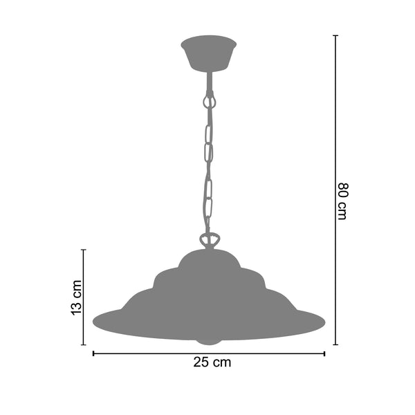 <tc>Suspensão ANVERS  25cm - 1 Luz  </tc>