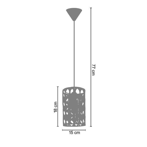 Suspension ZIN 15cm - 1 Lumière