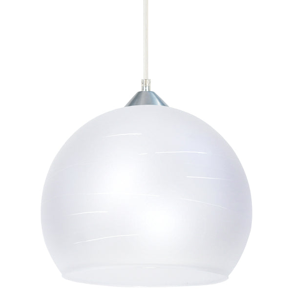 Suspension GLOBE LIGNES 30cm - 1 Lumière