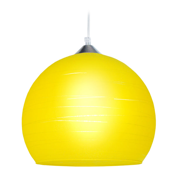 Suspension GLOBE LIGNES 30cm - 1 Lumière