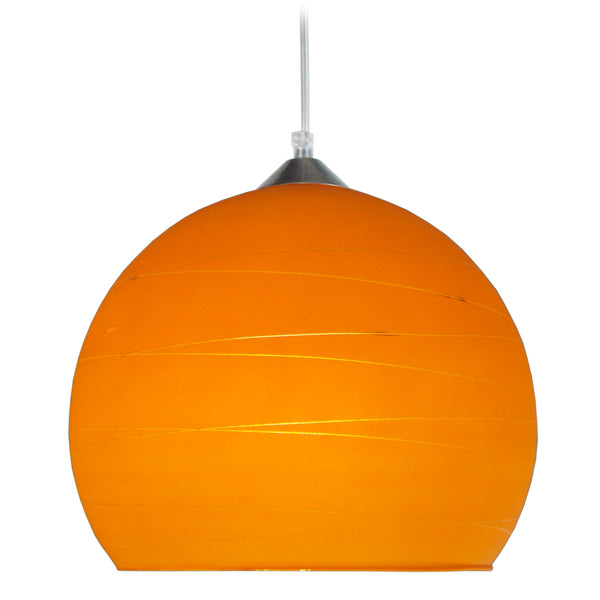 Suspension GLOBE LIGNES 30cm - 1 Lumière