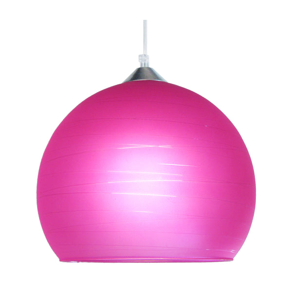 Suspension GLOBE LIGNES 30cm - 1 Lumière