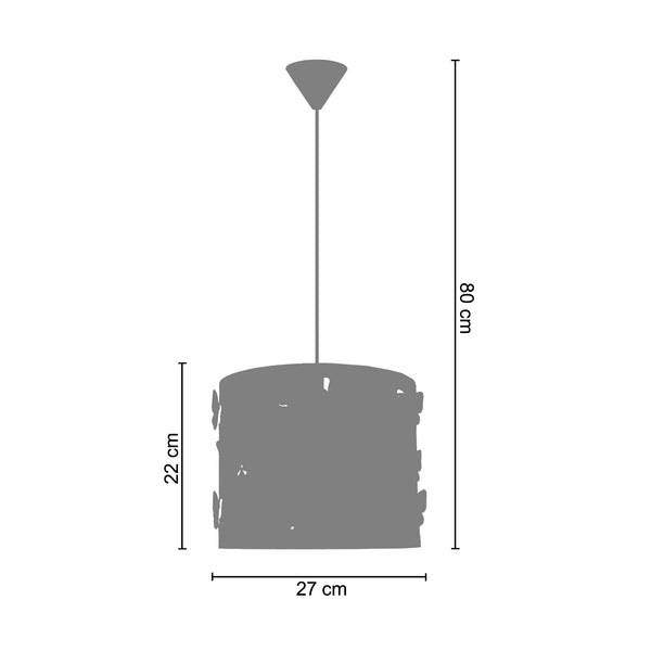 Suspension PAPILLON 27cm - 1 Lumière