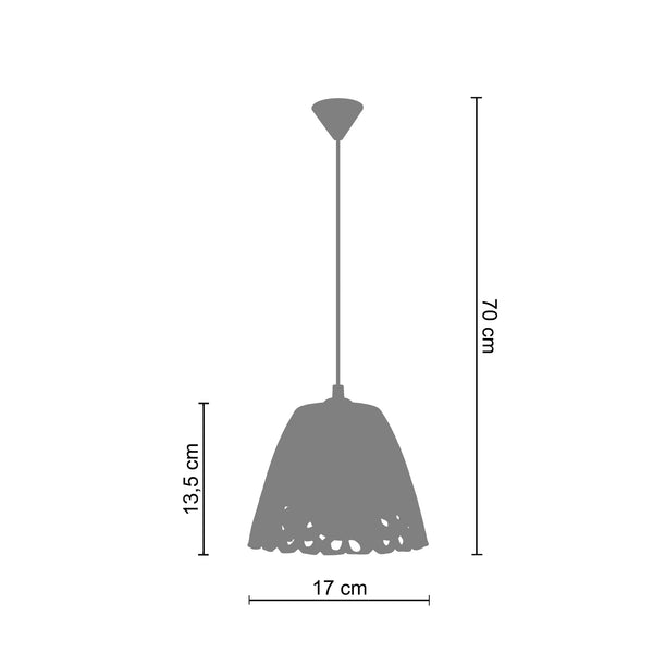 Suspension FARO 17cm - 1 Lumière