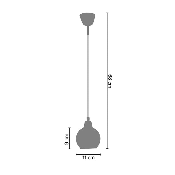 <transcy>Suspensão ACTUELLE A  11cm - 1 Luz </transcy>