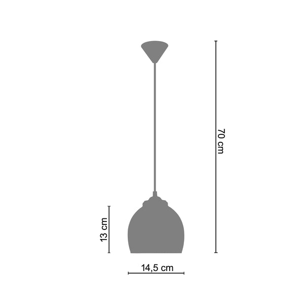 Suspension SEGNORINA 14,5cm - 1 Lumière