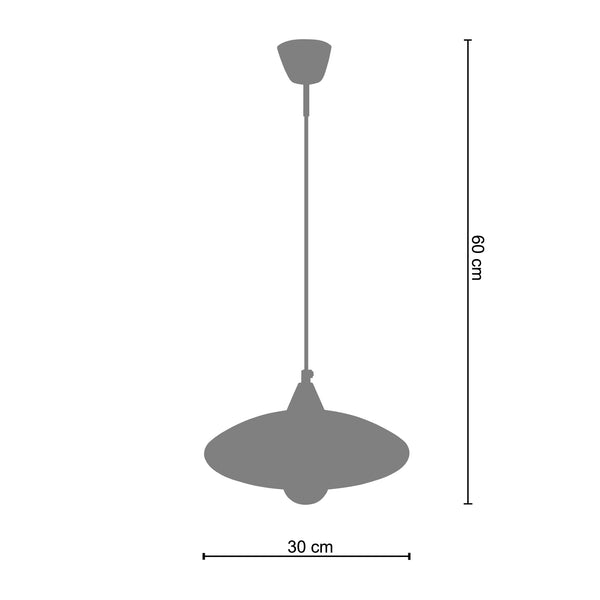 Suspension MARINE 30cm - 1 Lumière