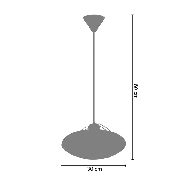 <tc>Suspensão MARINE  30cm - 1 Luz  </tc>