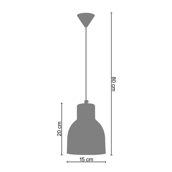 <tc>Suspensão CARLSON  15cm - 1 Luz  </tc>