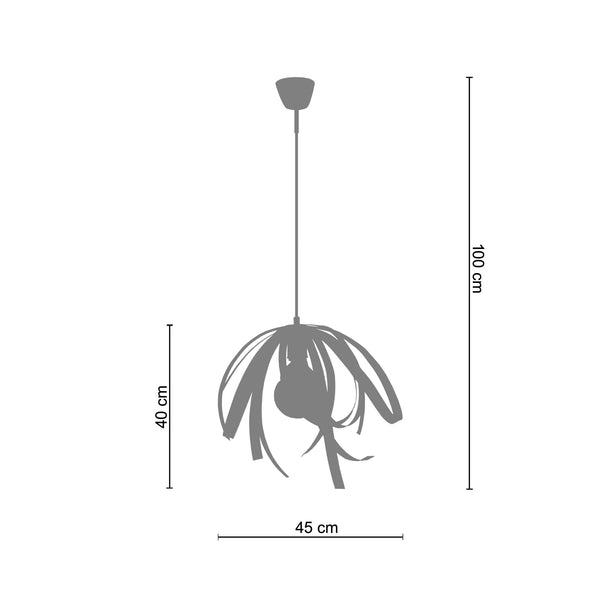 Suspension LOOP 45cm - 1 Lumière