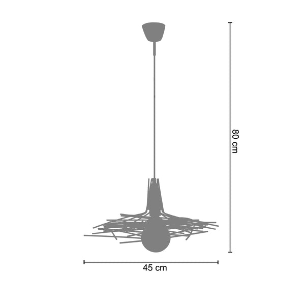 Suspension INCERTUS 45cm - 1 Lumière